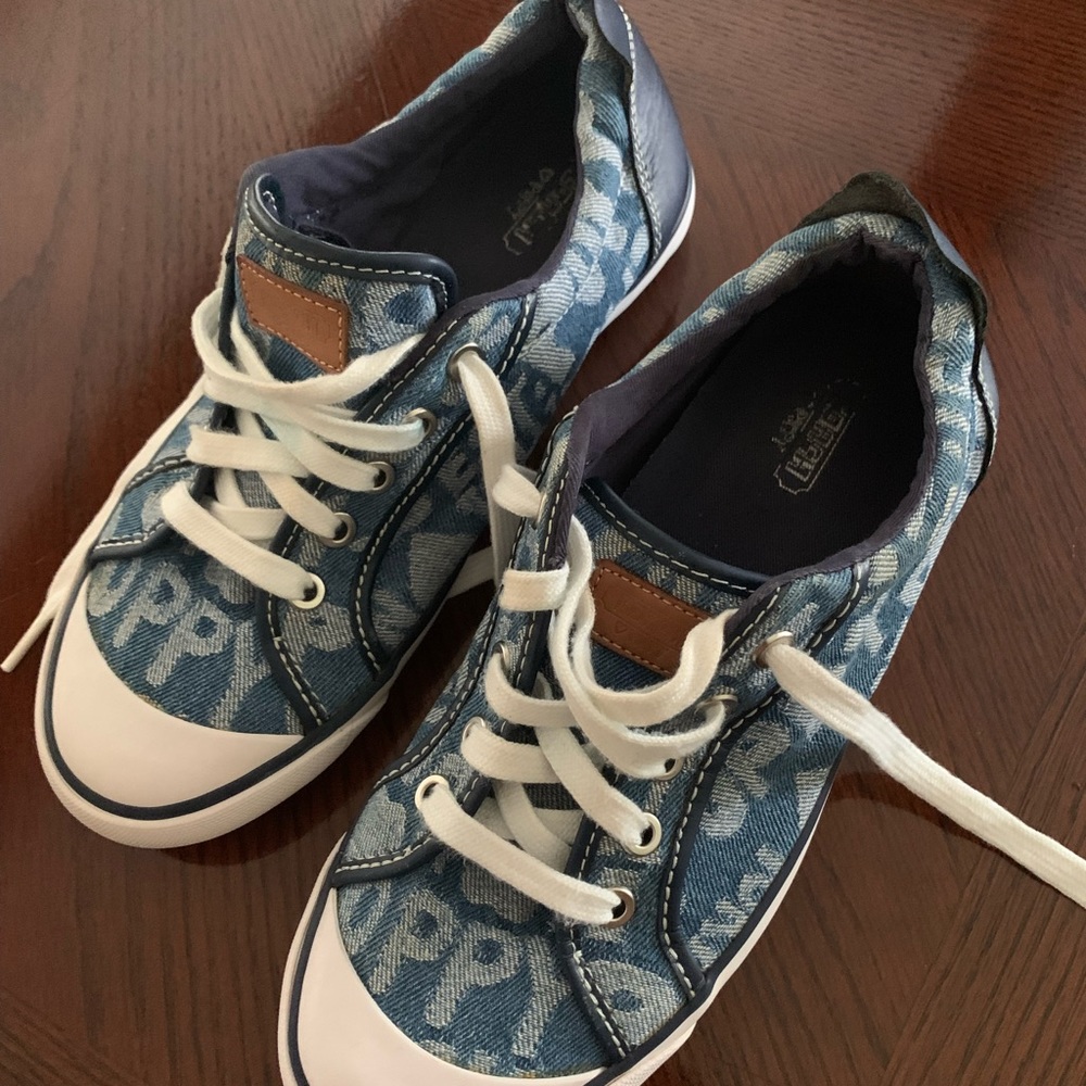 Denim Coach Tennis Shoes Size: 8.5B